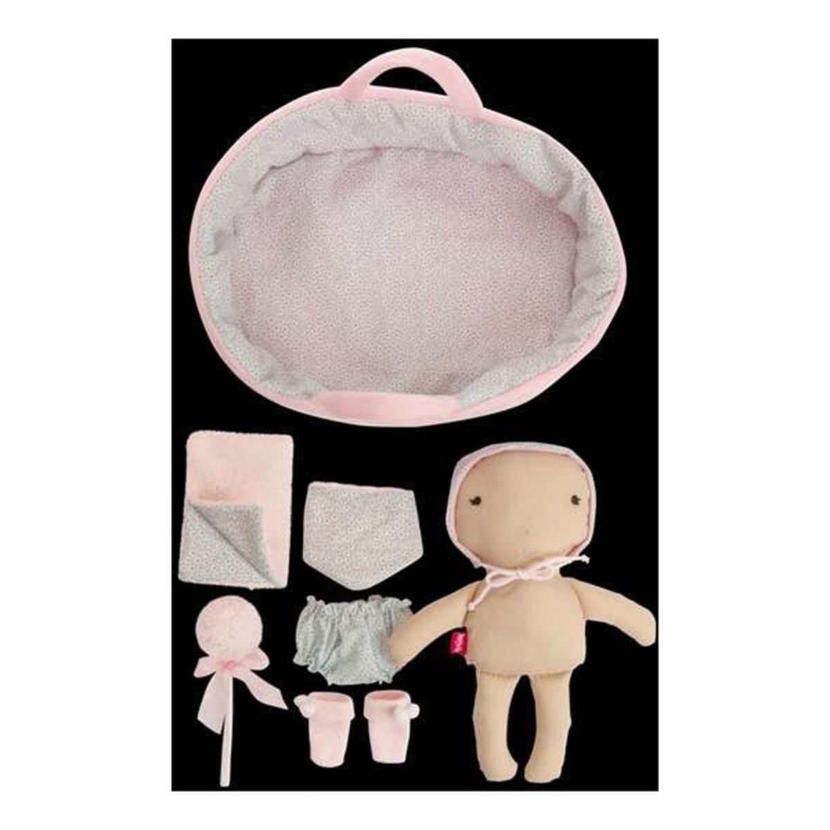 Кукла тряпичная Berjuan 11301 28 cm Розовый (28 cm)-3