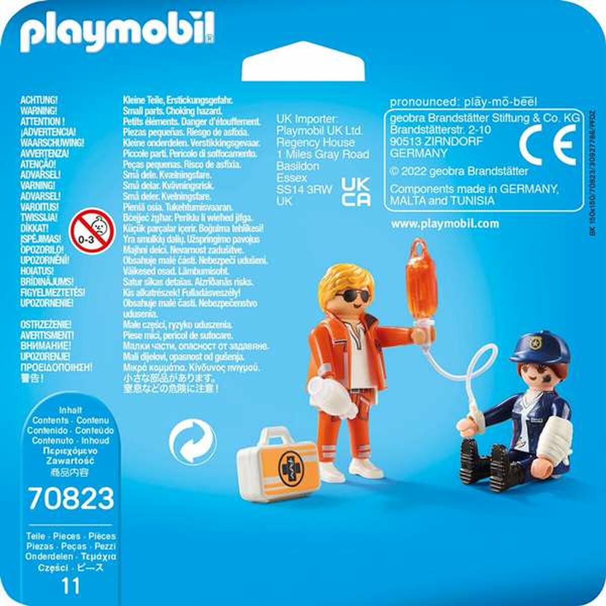 Playset Playmobil 70823 Doctor Полиция 70823 (11 pcs)-2