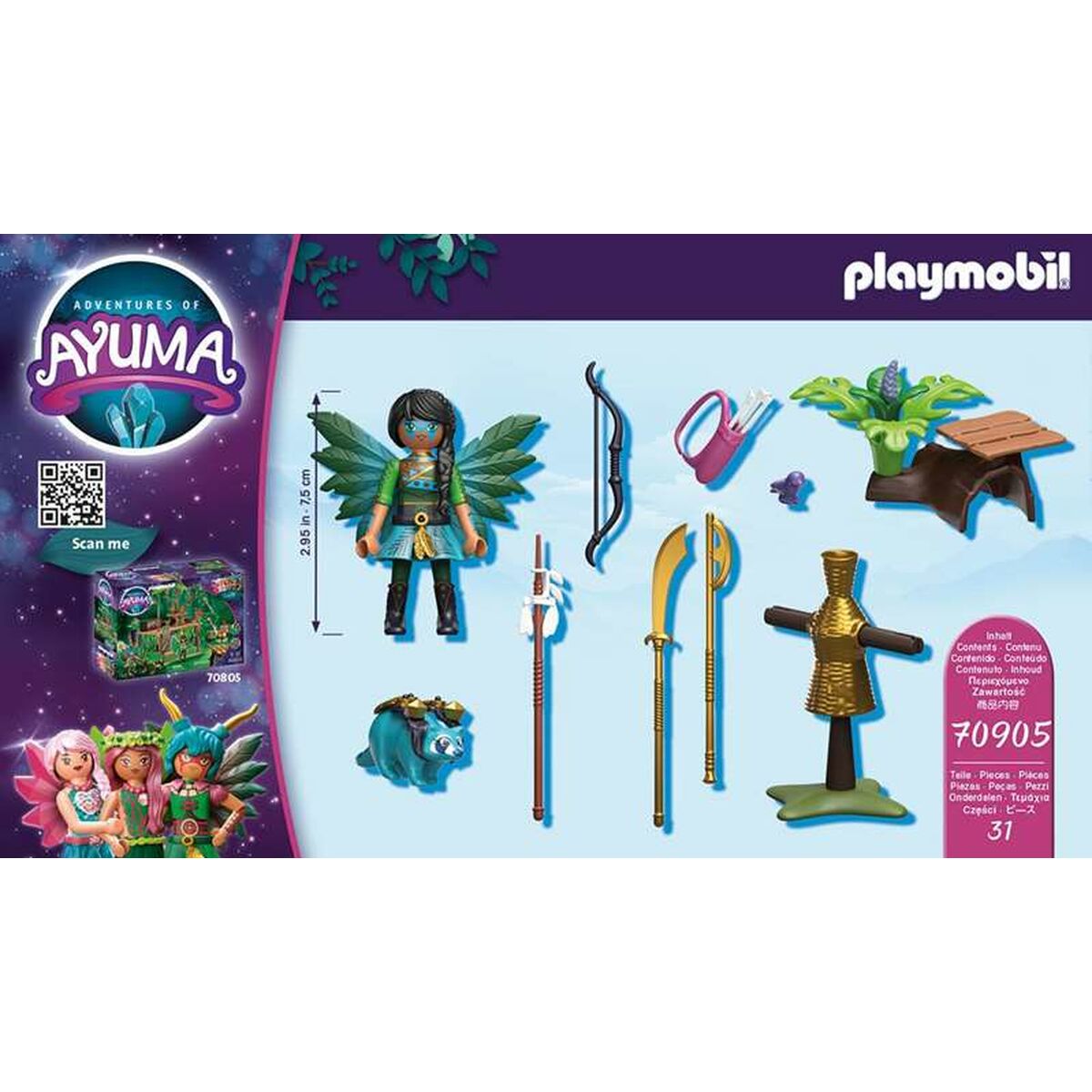Playset Playmobil Adentures of Ayuma Starter Pack Knight Fairy 70905-2