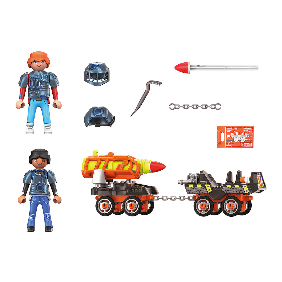 Playset Playmobil Dino Rise Dino Mine Rocket Trolley 70929-2