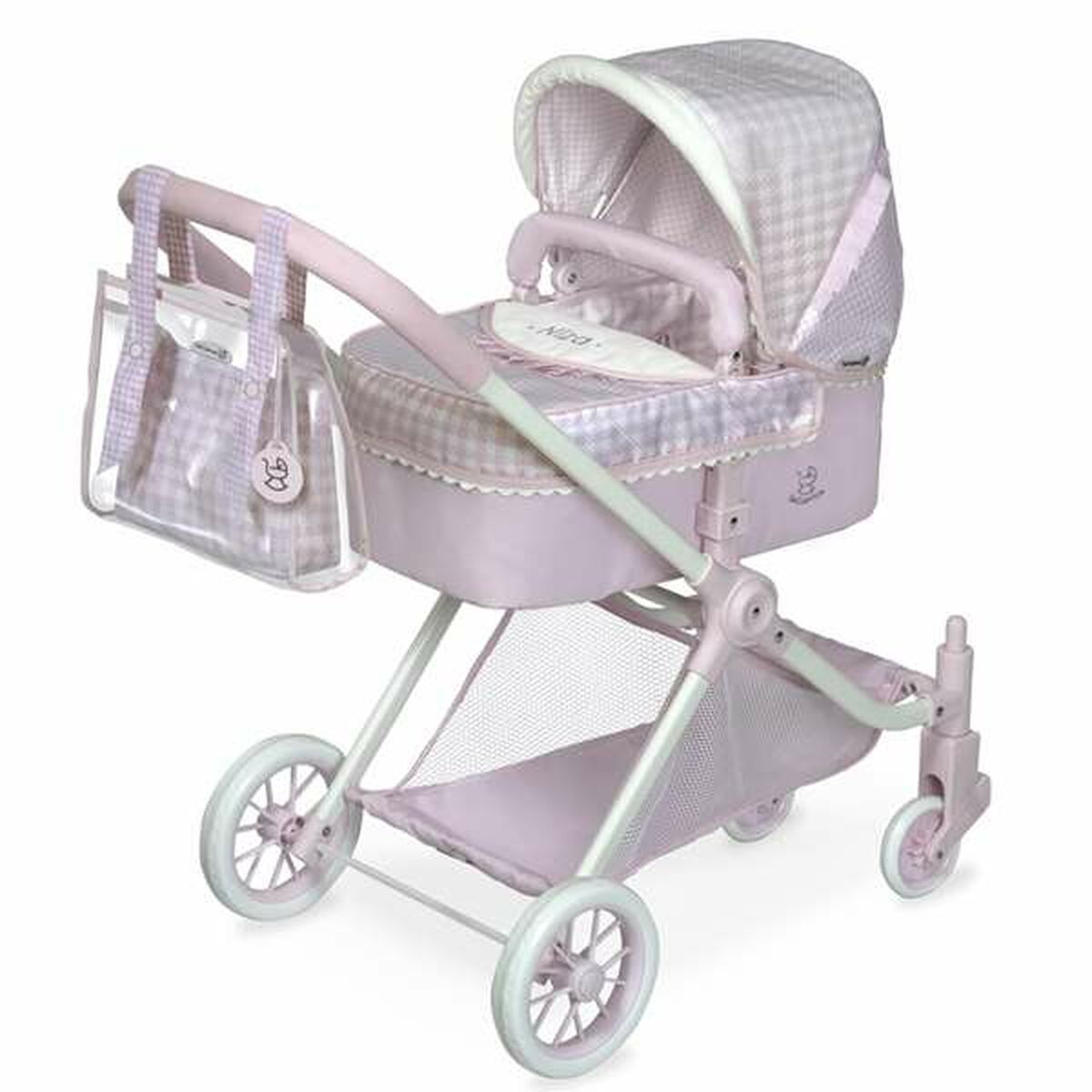 Silla de ruedas para muñecas Decuevas XL 3-en-1 45 x 80 x 81 cm