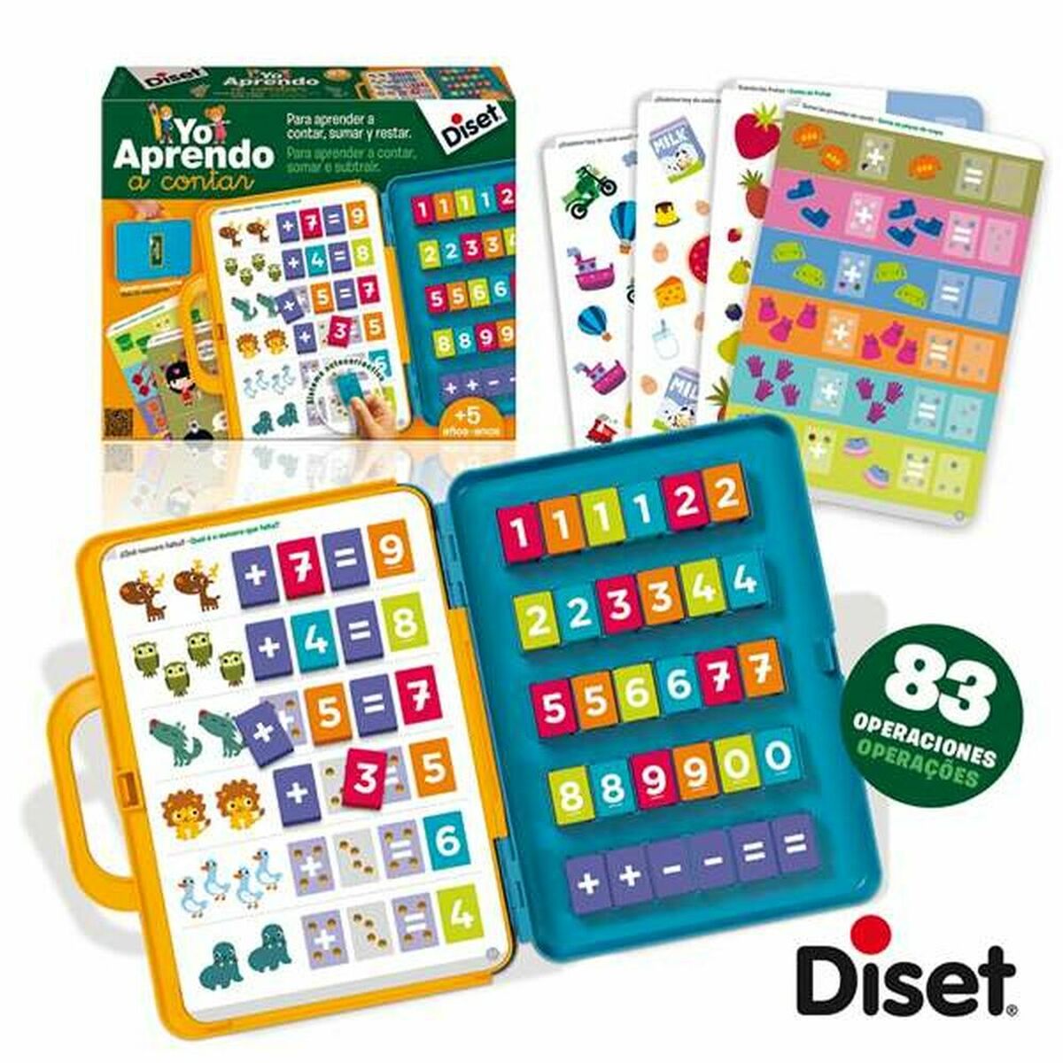 Образовательный набор Diset 63752 Арифметическая игра-7
