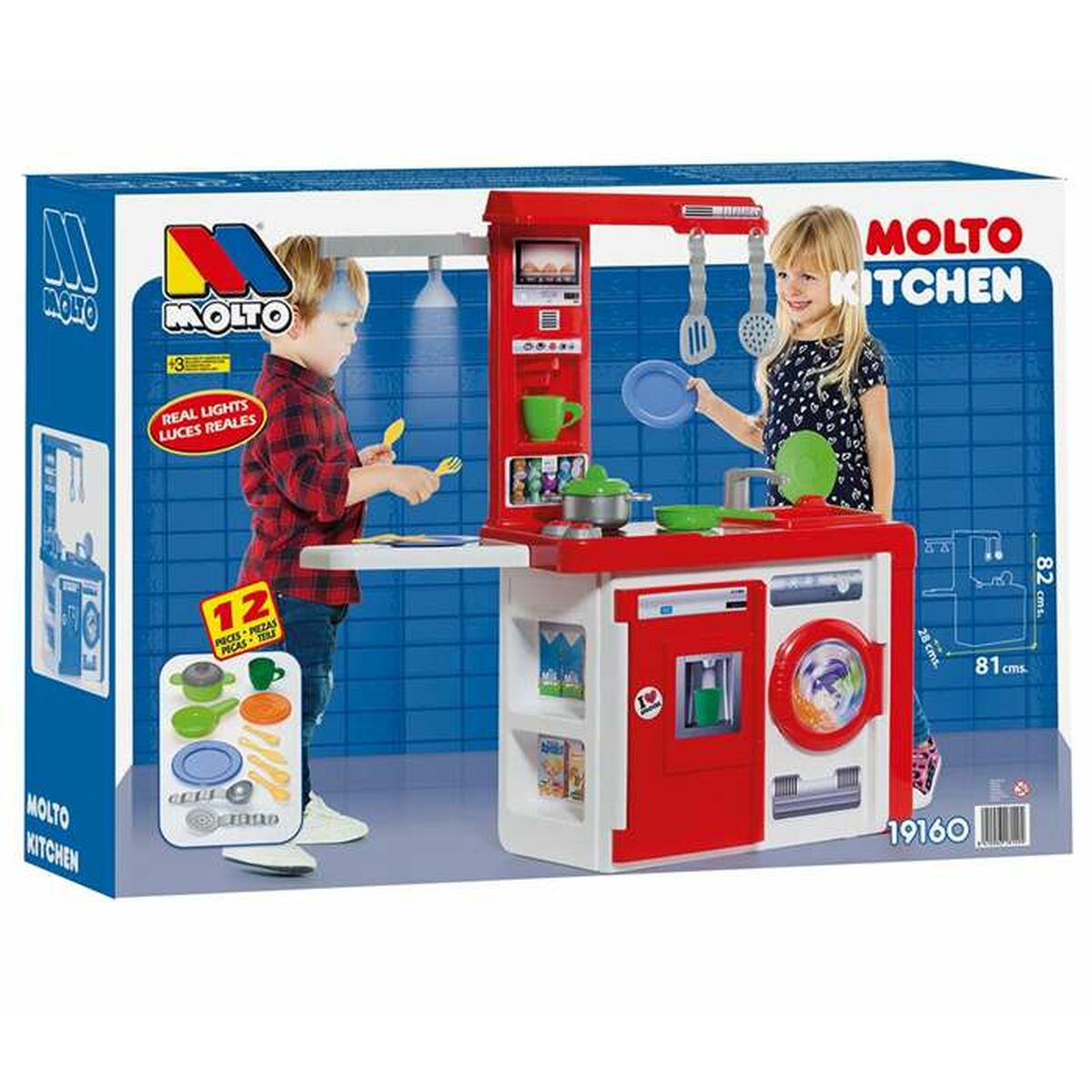 Игрушечная кухня Moltó Kitchen 82 x 28 x 57 cm 19160-2