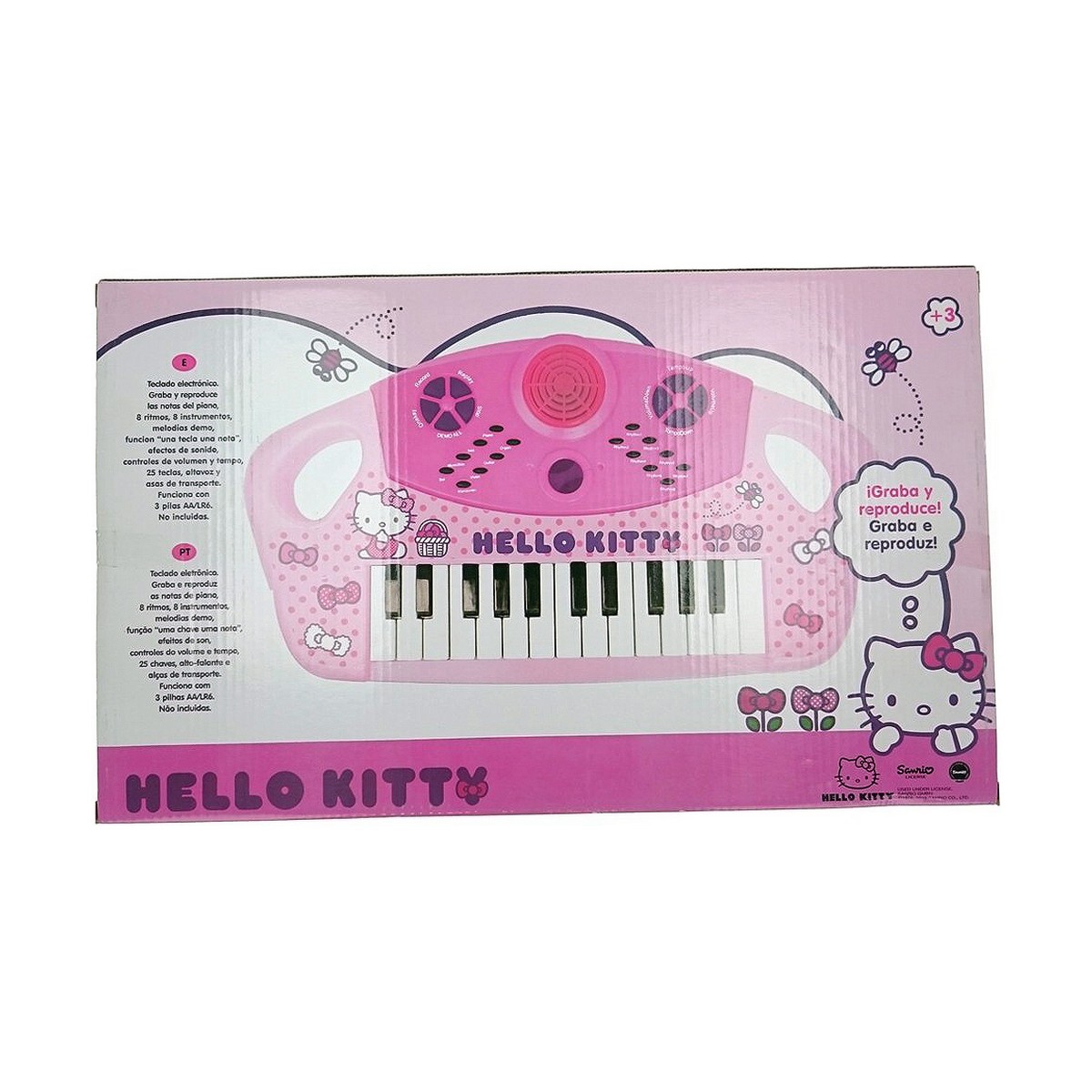 Электропианино Hello Kitty Розовый-4
