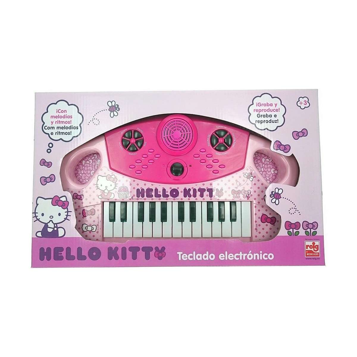 Электропианино Hello Kitty Розовый-6