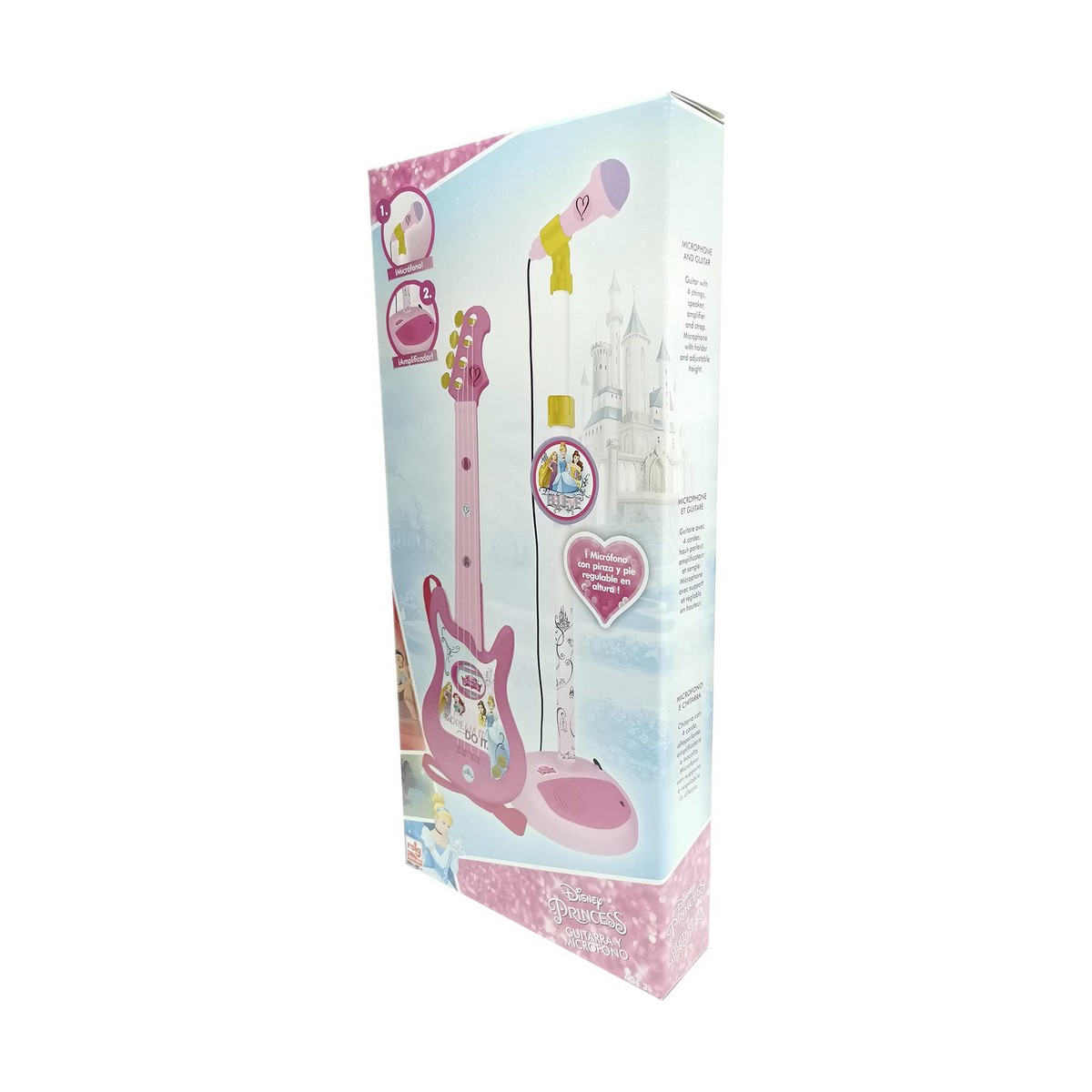 Детская гитара Disney Princess Микрофон Розовый Принцессы Диснея-8