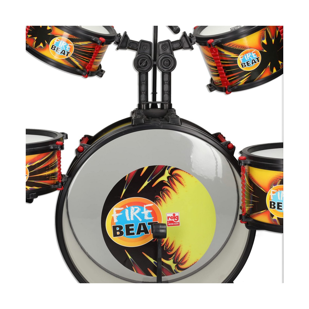 Барабаны Reig Fire Beat Fuego Пластик-5