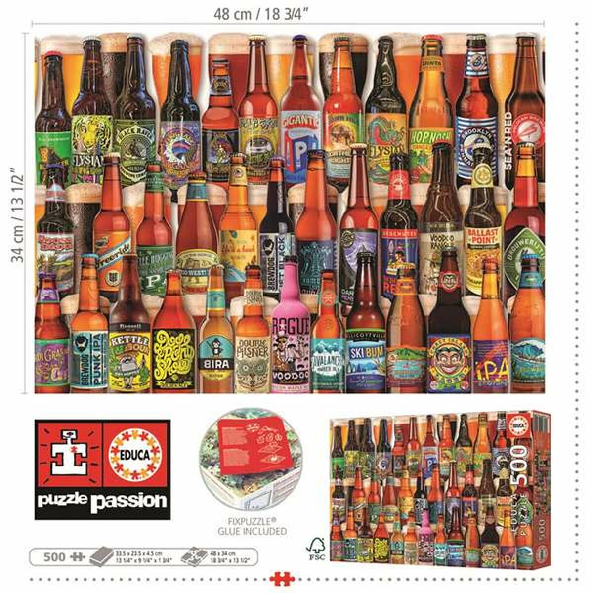 Educa Craft Beer 500拼图-8