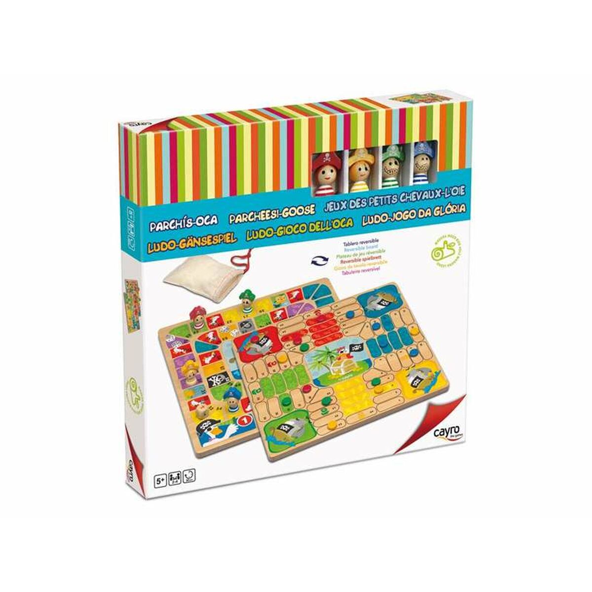 Доска Parcheesi Cayro 29 x 29 cm-3