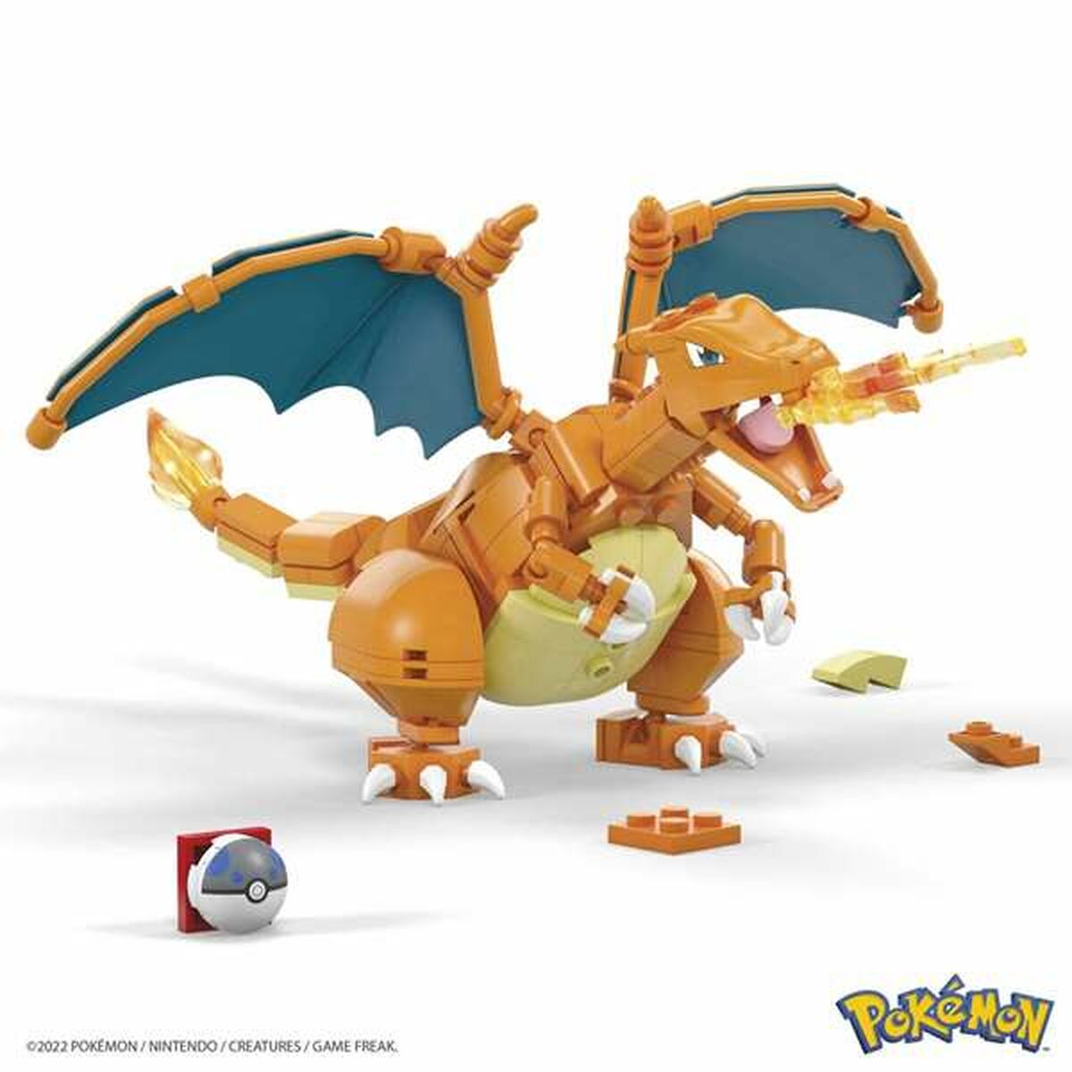 Строительный набор Pokémon Mega Charizard 222 Предметы-3