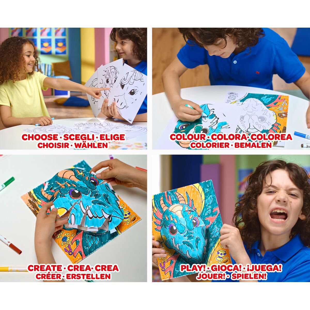 Рисунки для рисования Crayola 3D Color Pops Mystical природа-4
