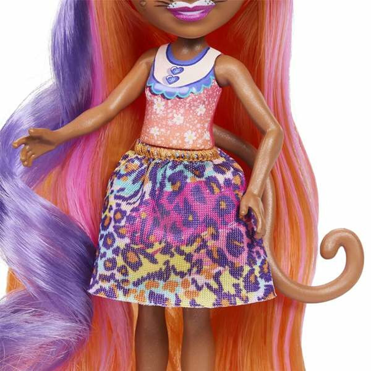 Mattel Enchantimals Glam Party Cheetah 15 سم دمية-2