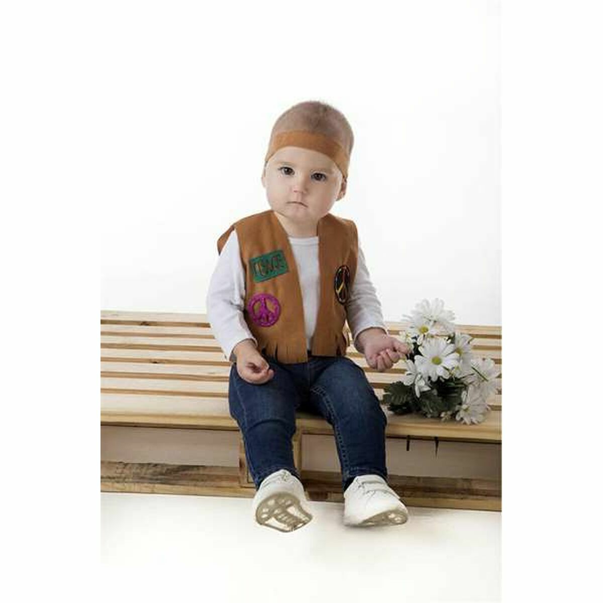 فستان Hippie Brown Kids Fancy (2 عنصر)-2