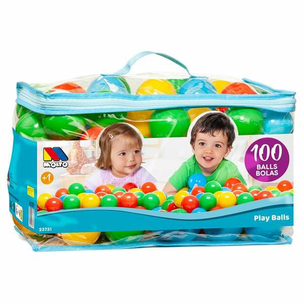 كرات مولتو 100 قطعة متعددة الألوان