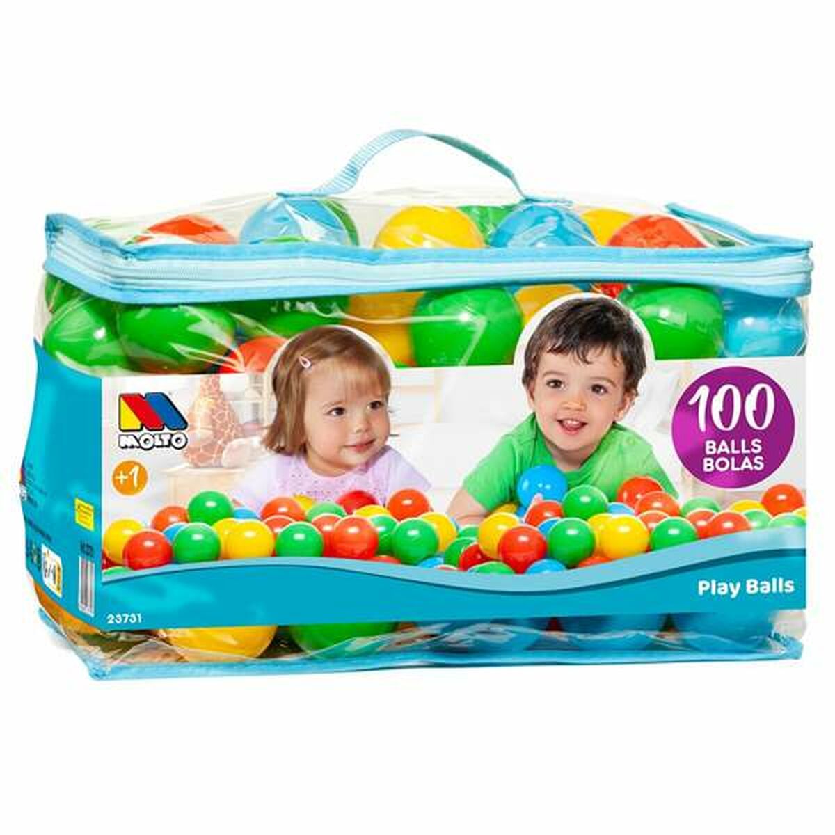 Шары Moltó Разноцветный 100 штук-4