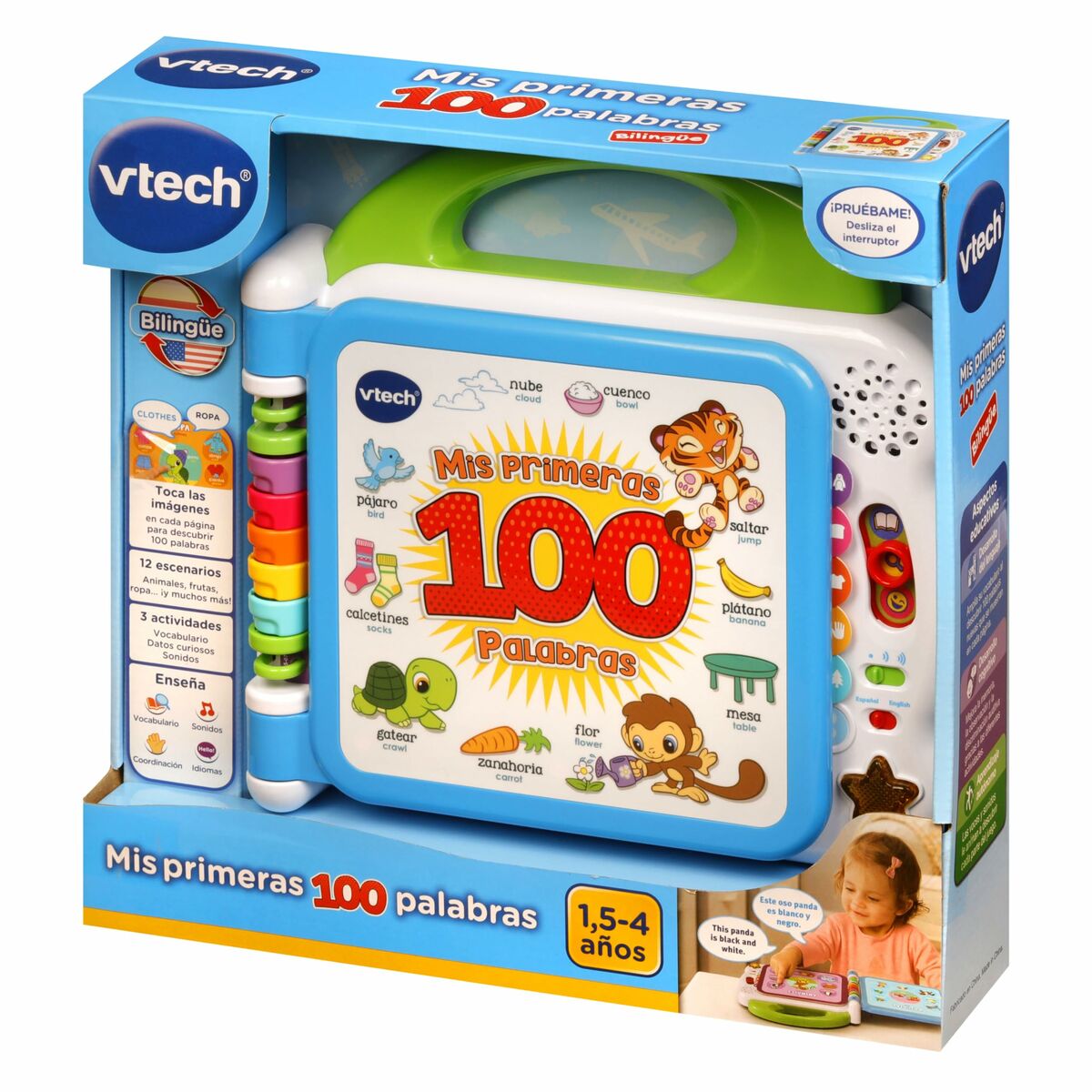 Детская интерактивная книга Vtech  Mis primeras 100 palabras-7