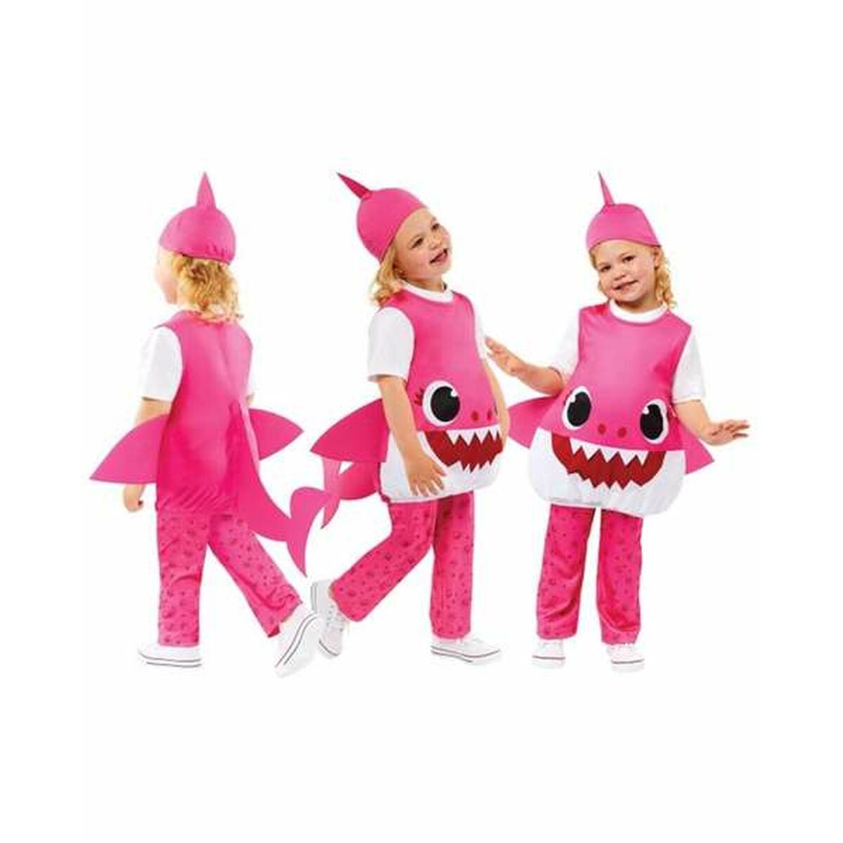 عناصر Fancy Dress Baby Shark Pink 3-2