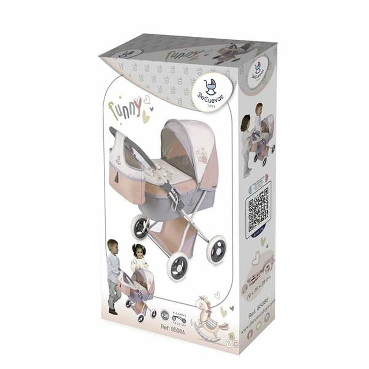 Decuevas Funny Folding Pram 70 x 41 x 62 cm-2