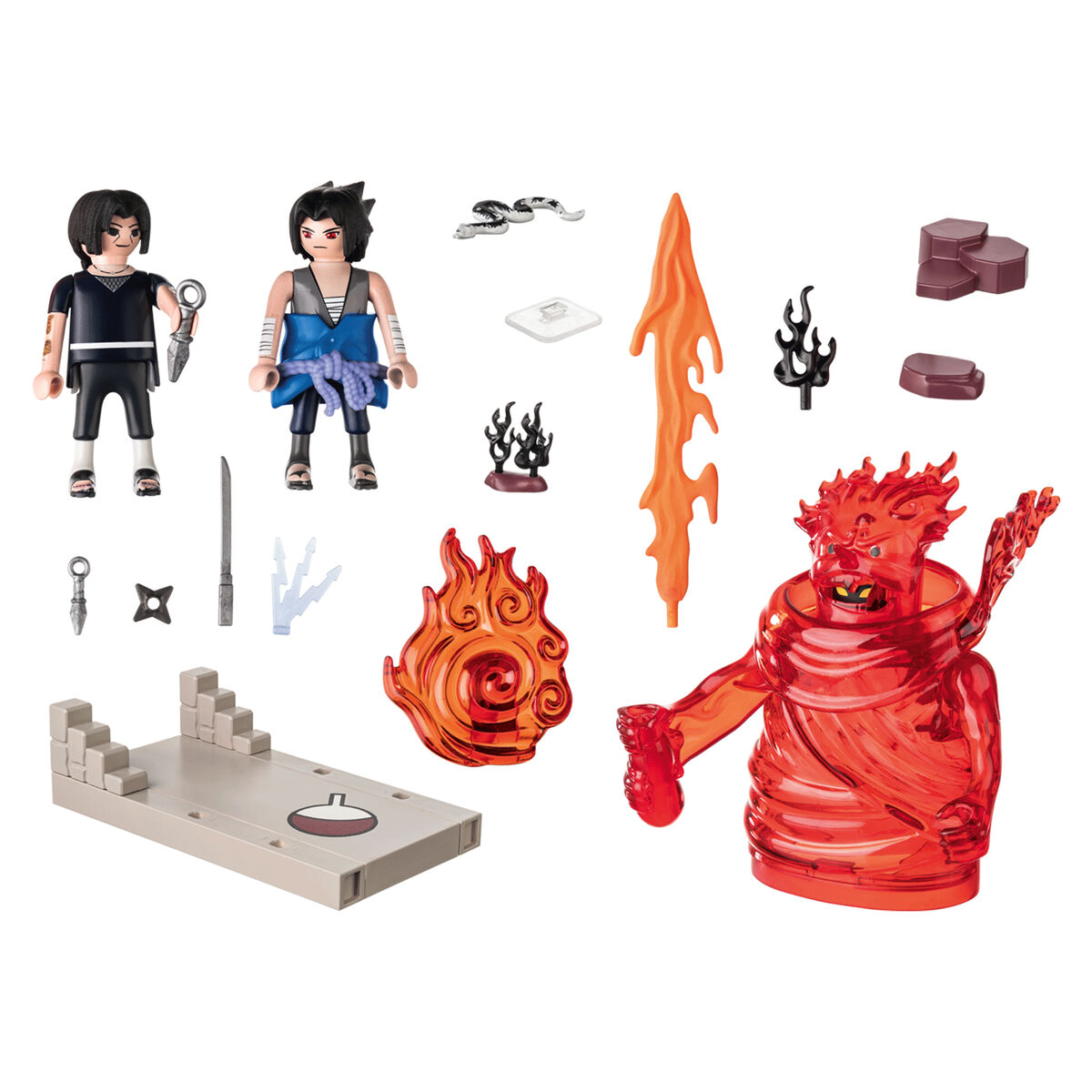 Playset Playmobil 70666 Sasuke vs Itachi 37 Предметы-2