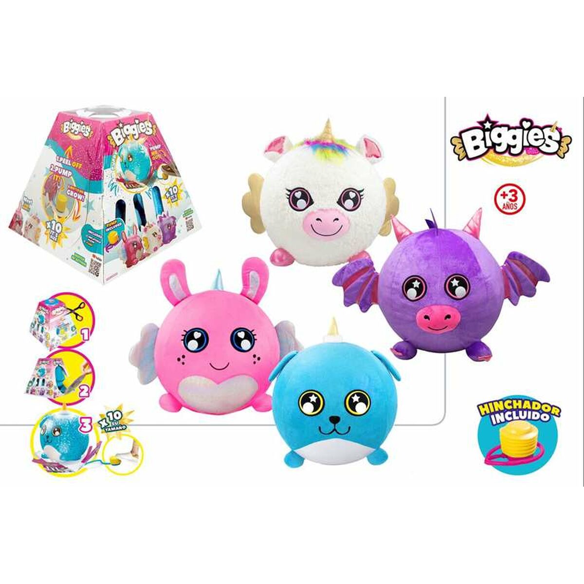 Colorbaby Biggies de peluche 51,5 cm Inflable