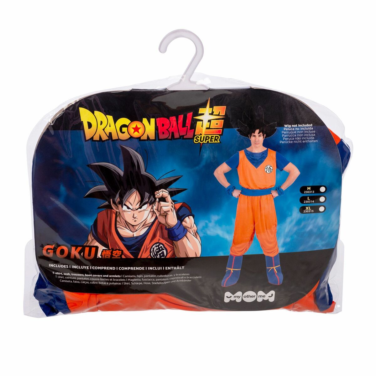 فستان تنكري للبالغين عناصر My Other Me Goku Dragon Ball 5-2