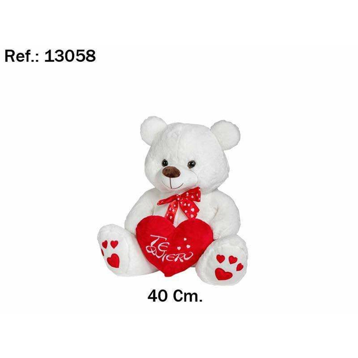 Teddy Artesanía Beatriz Te Quiero 40 cm Bear-3