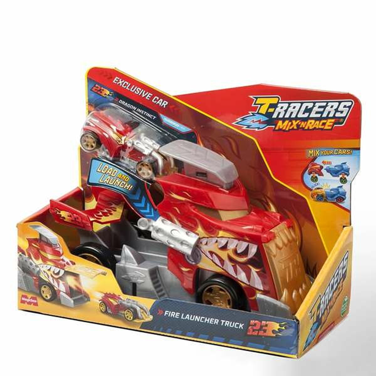 Грънчар Magicbox Launcher Truck T-Racers Mix 'N Race 10 x 16,8 x 22,5 cm Автомобиль-3