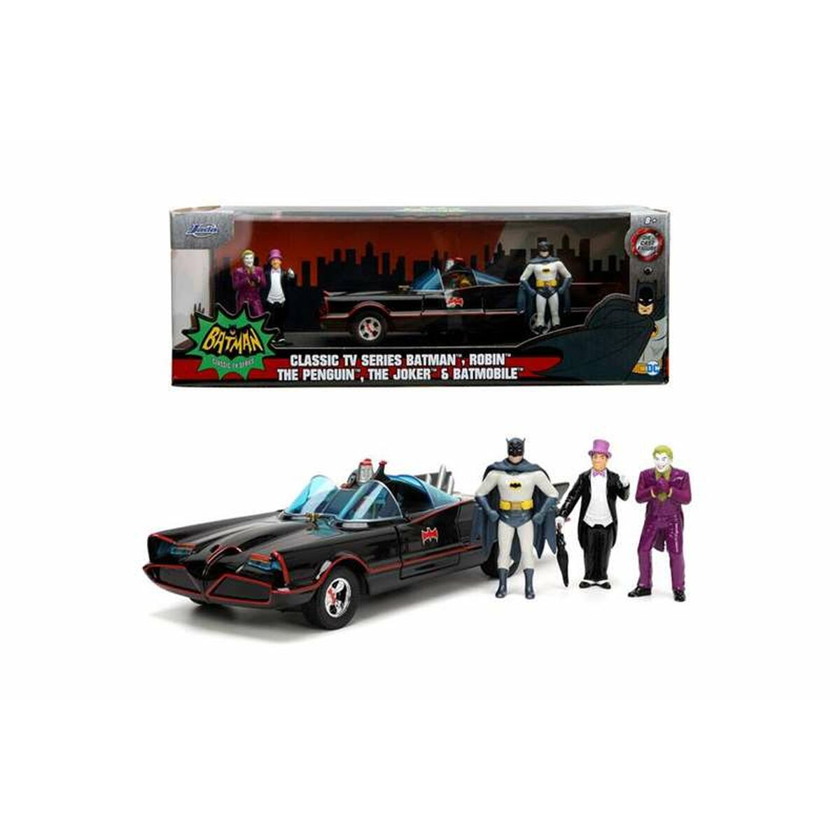 Автомобиль Batman Batmóvil 1966 Classic 19 cm-2