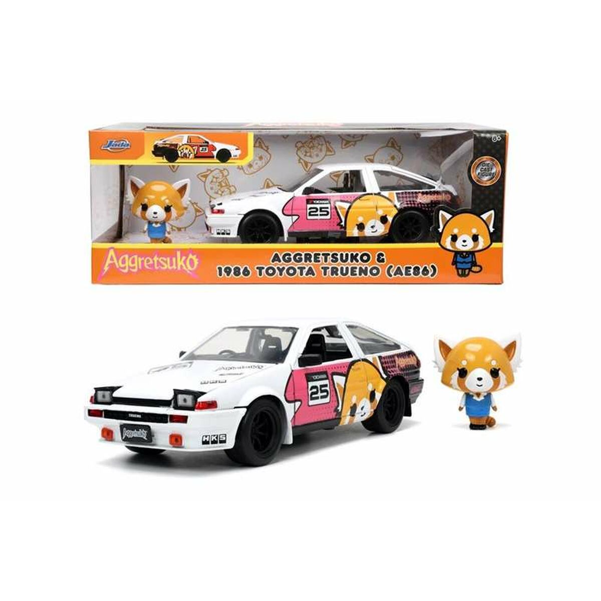 Автомобиль Aggretsuko 1986 Toyota Trueno-8