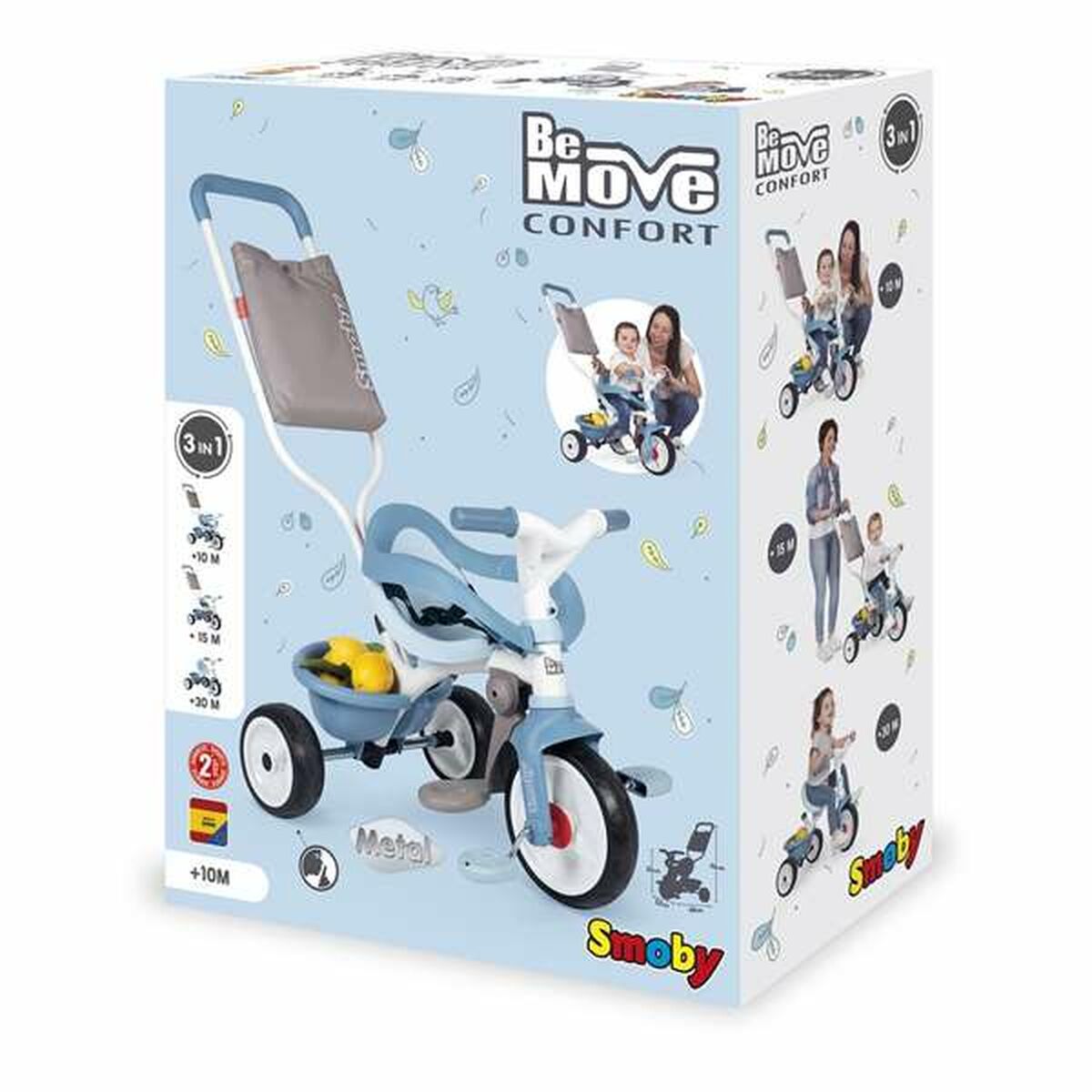 Трицикл Smoby Be Move Confort Синий-2