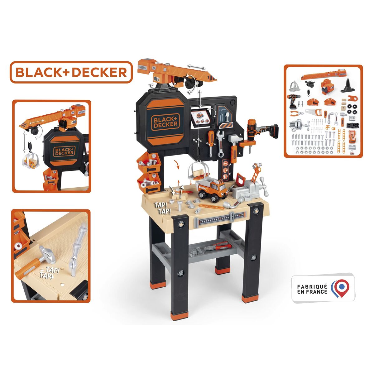 Верстак с инструментами Black & Decker 117 x 82 x 34 cm-2