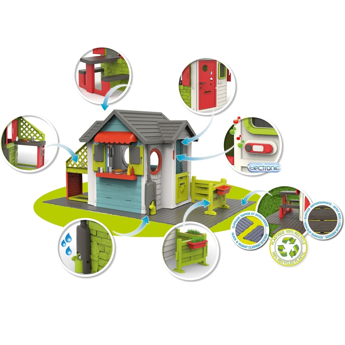 Игровой детский домик Smoby Chef House 135,7 x 124,5 x 132 cm-6