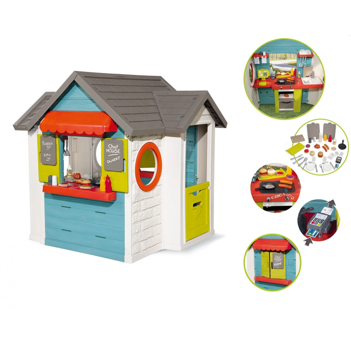 Игровой детский домик Smoby Chef House 135,7 x 124,5 x 132 cm-7