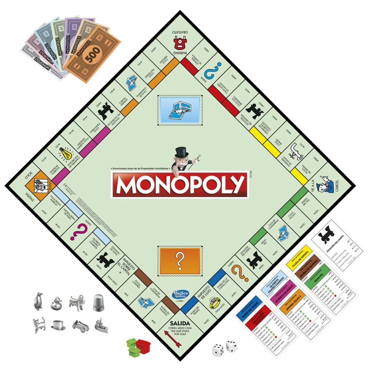 Настольная игра Hasbro Monopoly Clasico Madrid ES-4