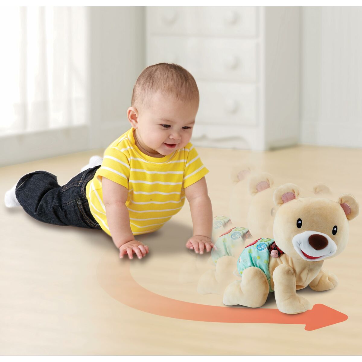 Plush toy that makes Vtech Bear sounds-2