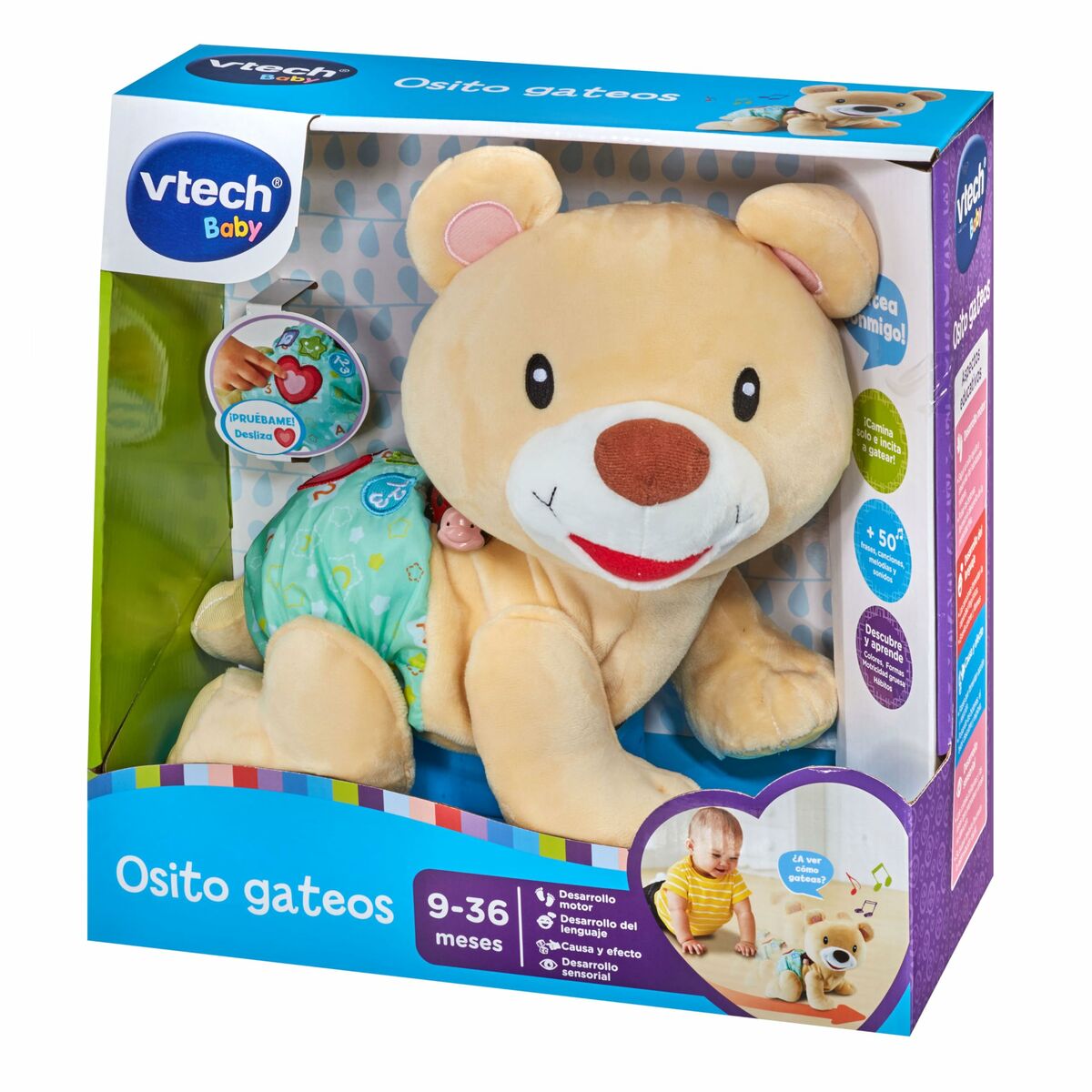 Plush toy that makes Vtech Bear sounds-3