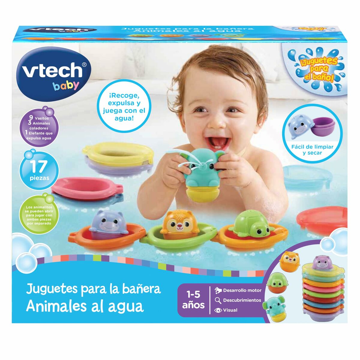 Игрушки для ванной Vtech Животные 17 Предметы-2