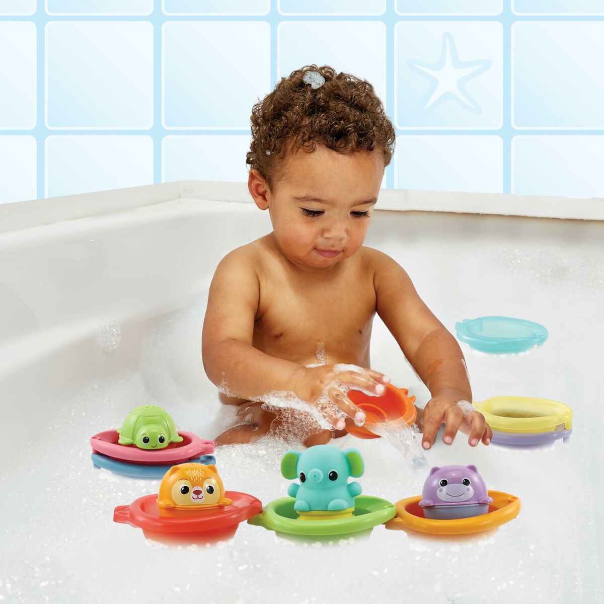 Игрушки для ванной Vtech Животные 17 Предметы-3