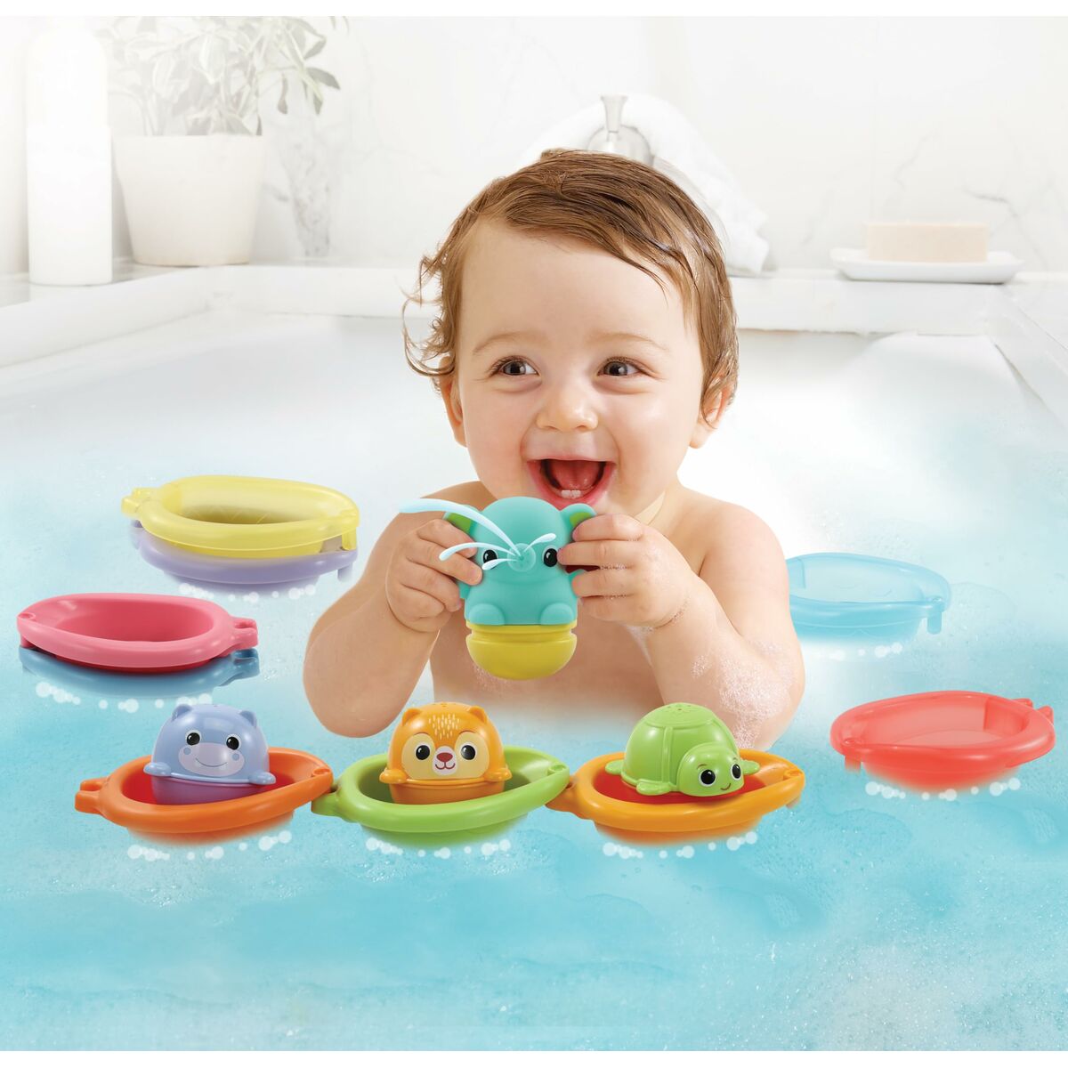 Игрушки для ванной Vtech Животные 17 Предметы-4