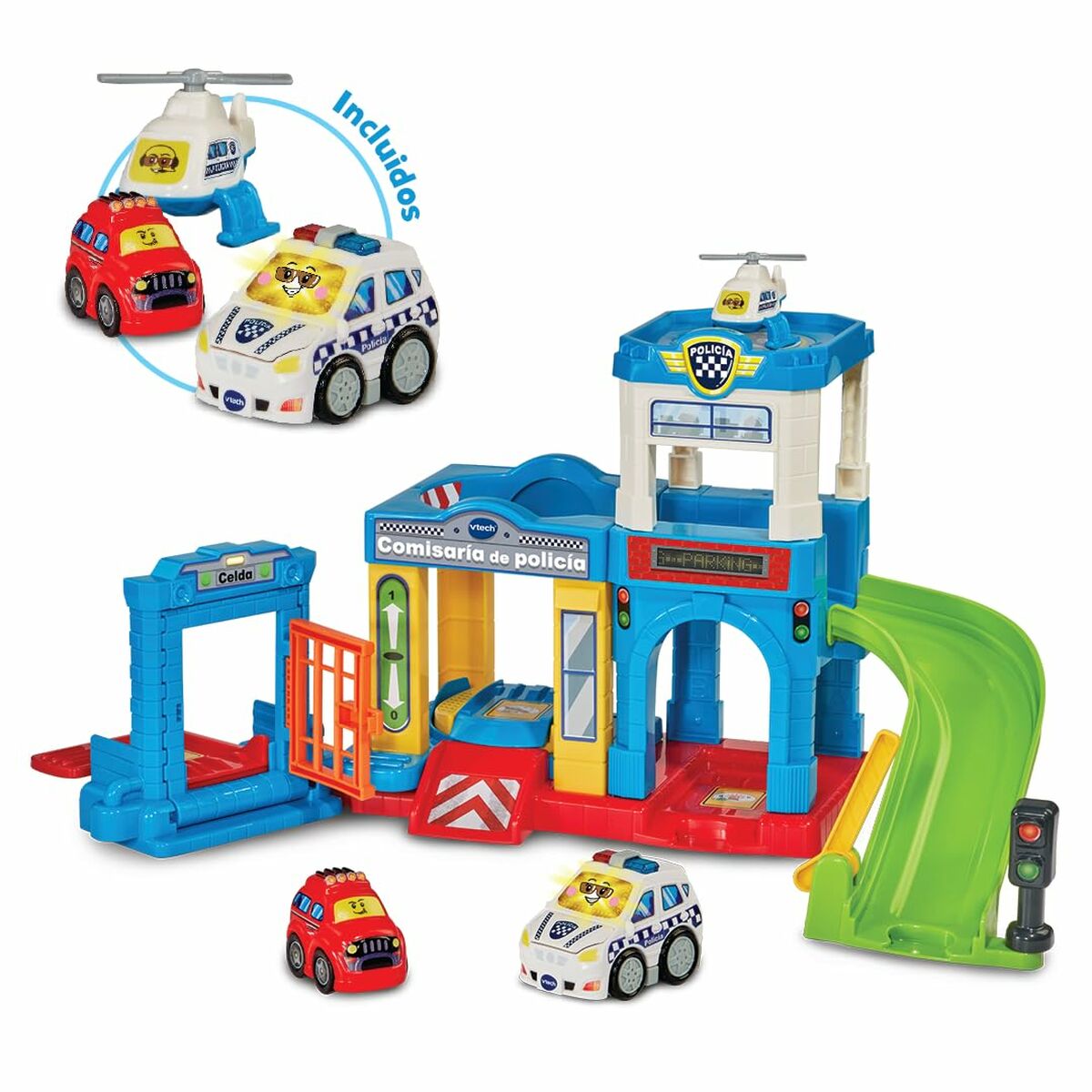 Набор машинок Vtech Tut Tut Bolidos 28 x 11,5 x 28 cm Полиция-2