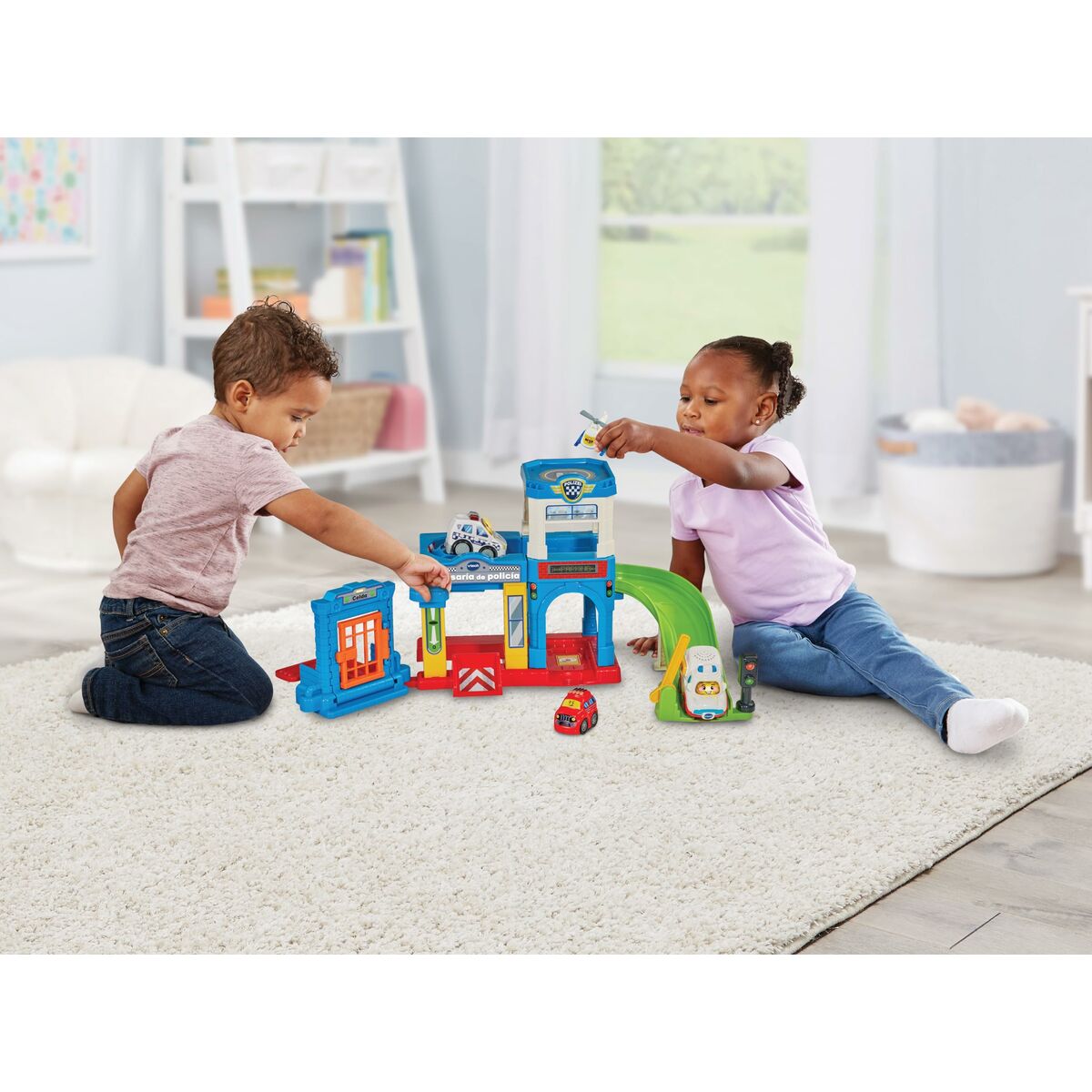 Набор машинок Vtech Tut Tut Bolidos 28 x 11,5 x 28 cm Полиция-3