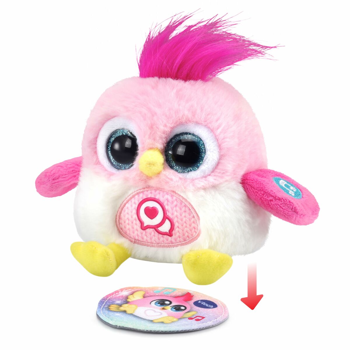 Plush Toy Making Vtech Lolibirds Lolito Pink Sounds-2