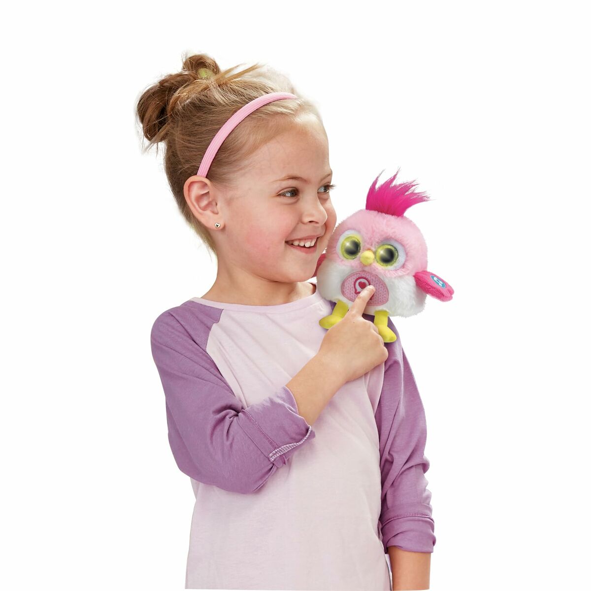 Plush Toy Making Vtech Lolibirds Lolito Pink Sounds-3