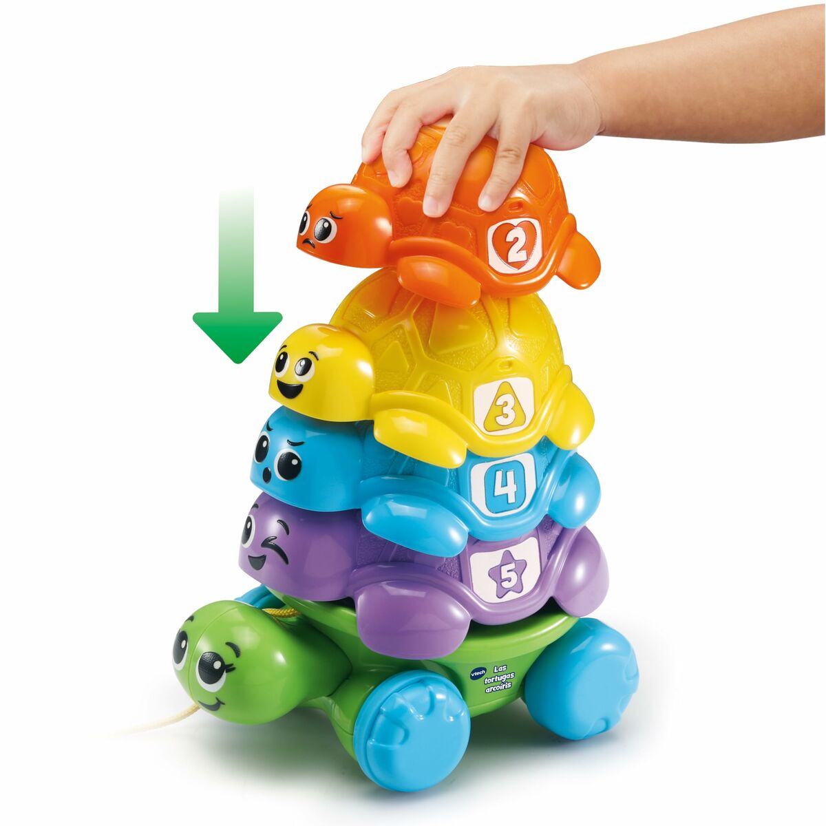 Детская игрушка Vtech 17,5 x 11,5 x 24 cm Черепаха Радужная-2