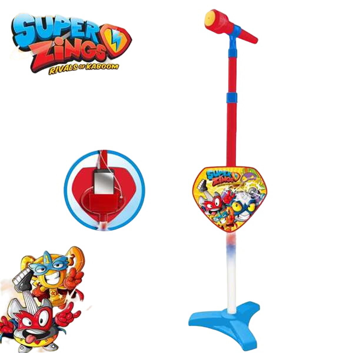 Игрушечный микрофон SuperThings постоянный MP3-2