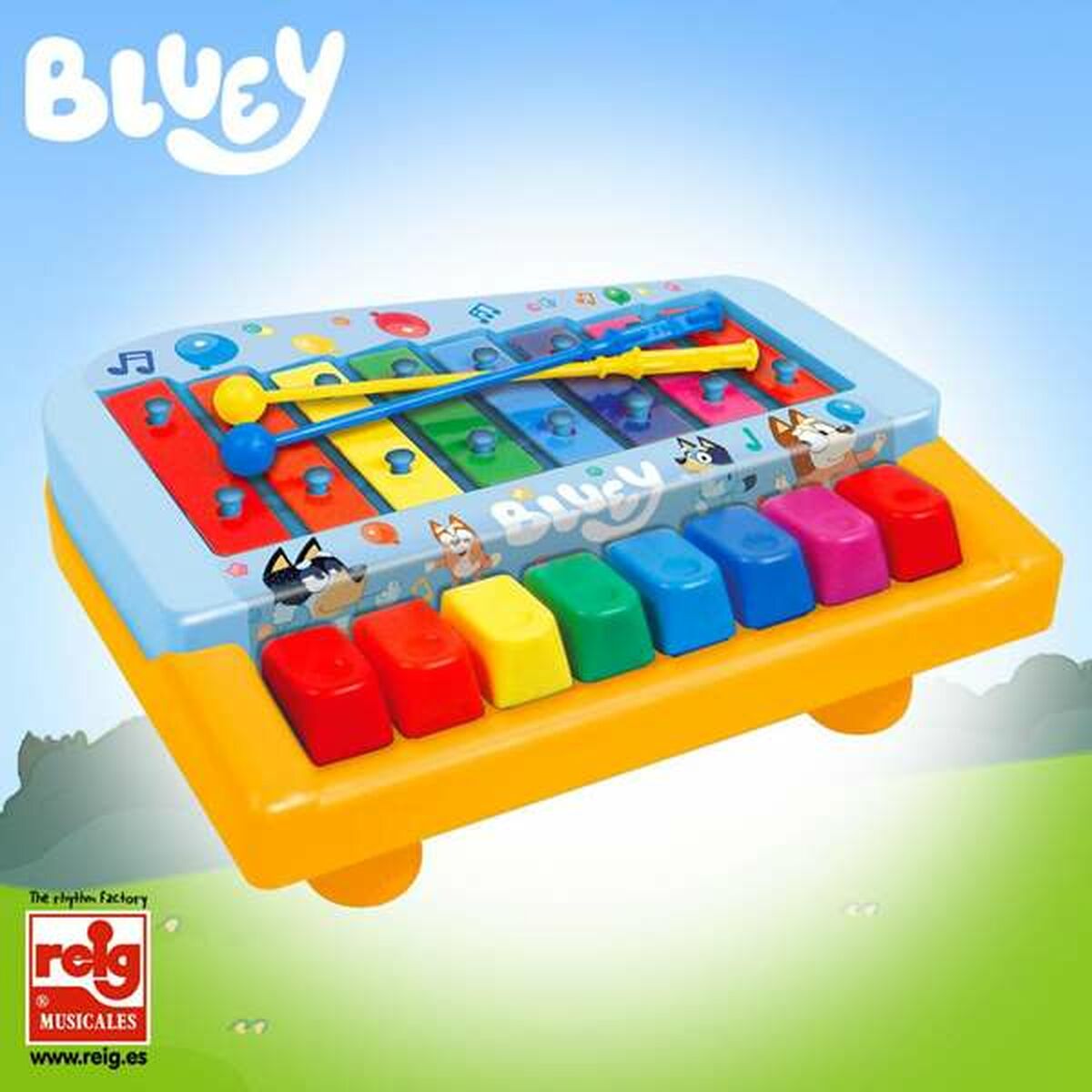Ксилофон Bluey Детский Статуэтки-2
