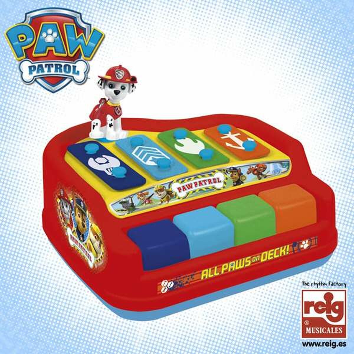 Xylophone The Paw Patrol Plastic Children 20 x 15 x 15 cm-2