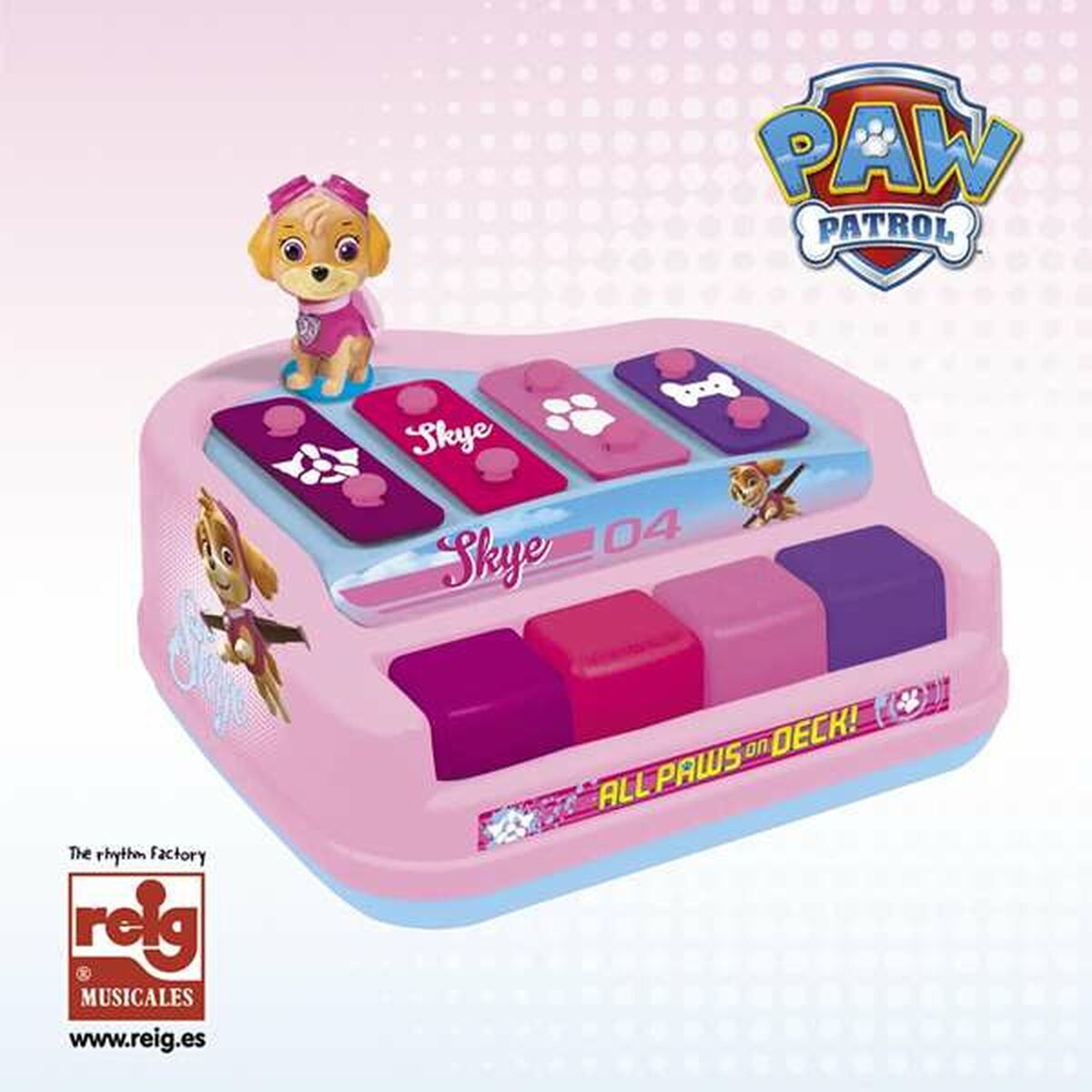 Xylophone The Paw Patrol Plastic Children 20 x 15 x 15 cm-2