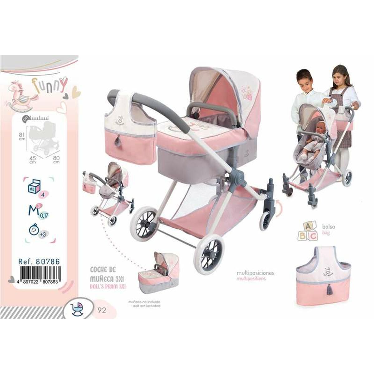 Decuevas Funny stroller 81 x 80 x 45 cm-7