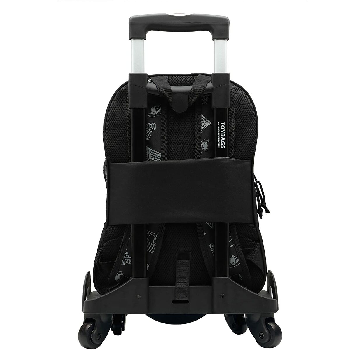 Mochila escolar com rodas Fortnite Preto 42 x 32 x 20 cm-2